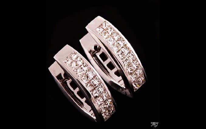 עגילי יהלום 11