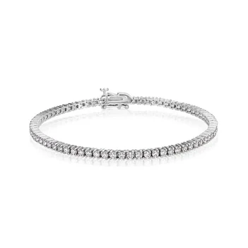 צמיד טניס זהב לבן 14K 1.50-2.00CT | B0101