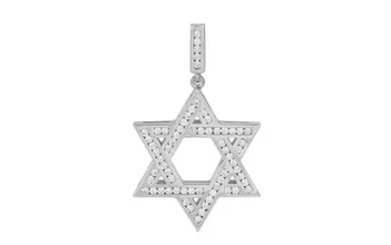 תליון יהלומים מגן דוד